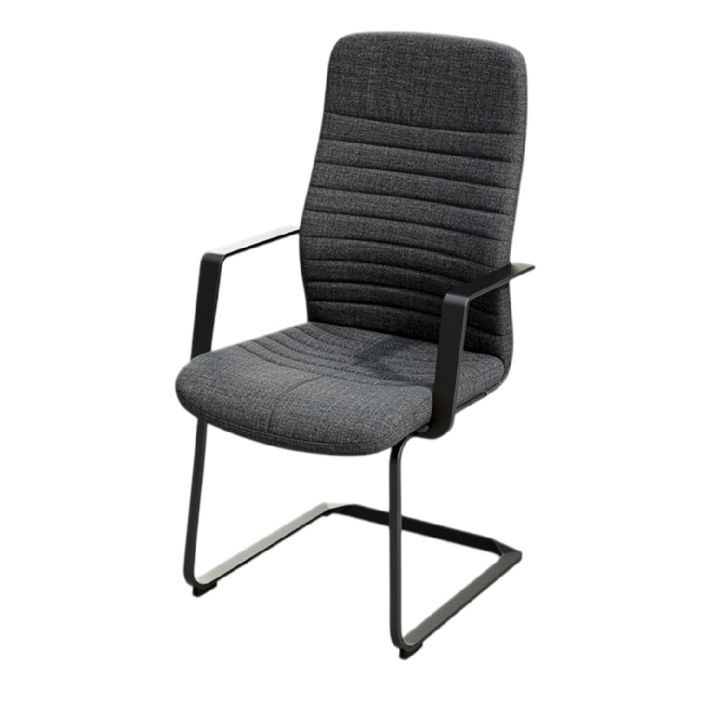 **Technische titel in het Nederlands: Ergonomische bureaustoel met metalen frame en gestoffeerde zitting**