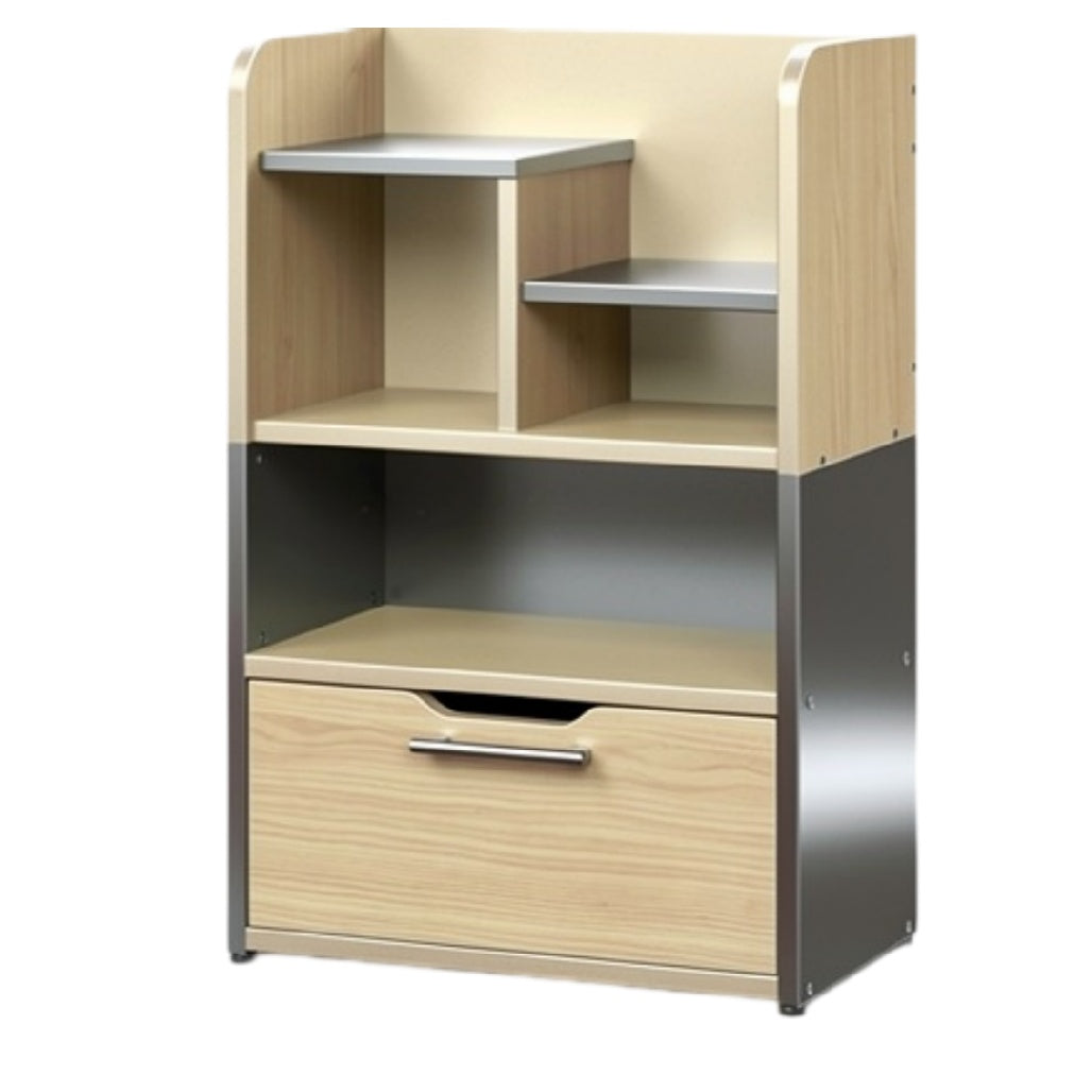**Titel in het Nederlands:** Modular Kasten met Houten Afwerking en Metalen Details