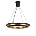 **Moderne Hanglamp met Gouden Accenten en Minimalistisch Ontwerp**